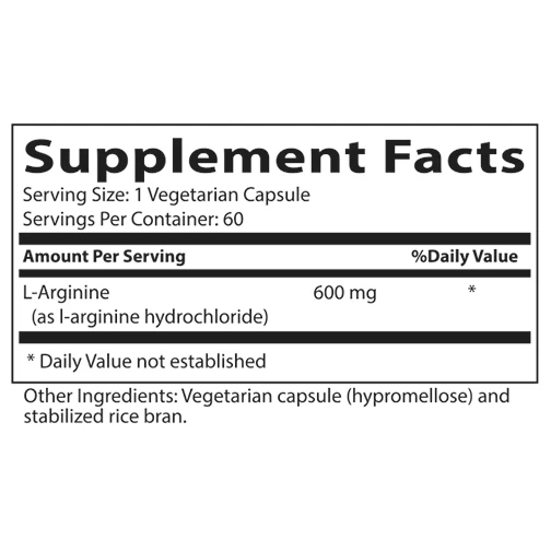L-Arginine 600 mg