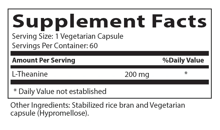 L-Theanine 200 mg