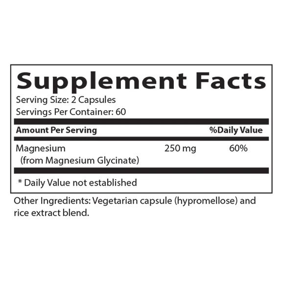 Magnesium Glycinate 250 mg